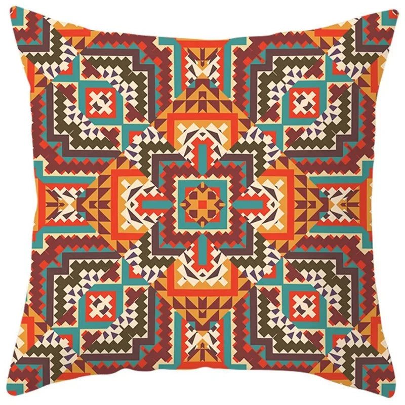 Bohemian ethnic style pillowcase living room sofa pillowcase