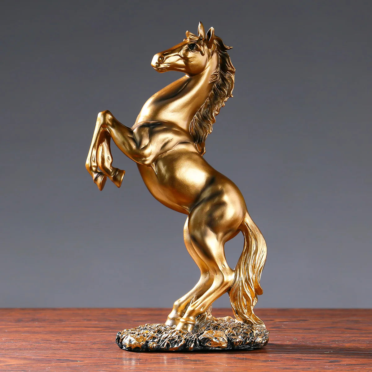 European Style Home Resin Victory Horse Statue