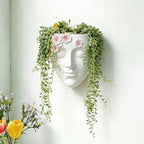 Classic Facial Flower Pot Head Wall Flower Pot