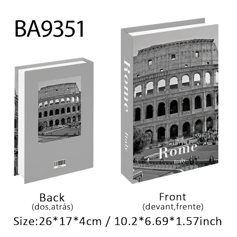 Luxury Perfume Fake Book Storage Box