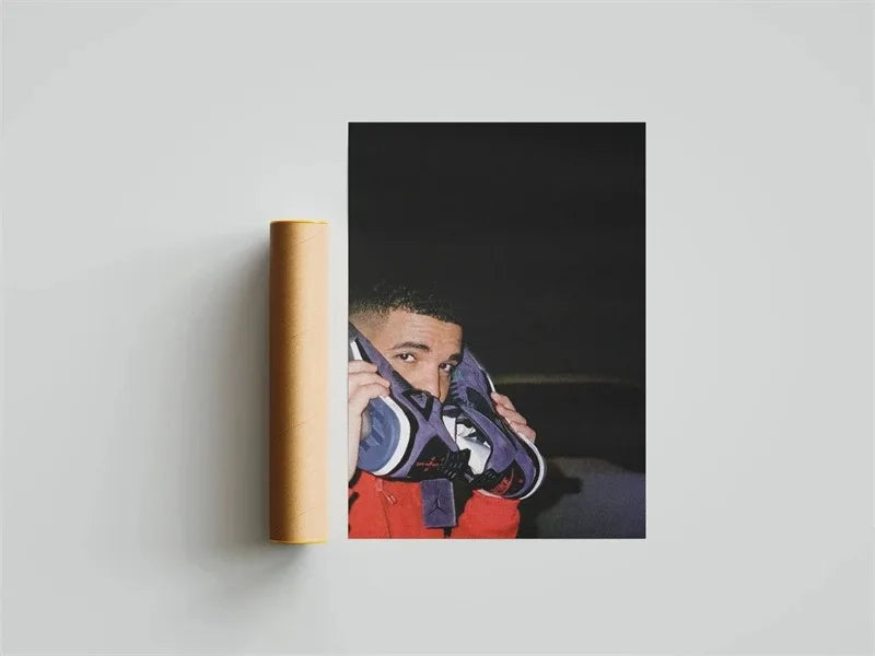 Black and White Drake Concert Cover Poster