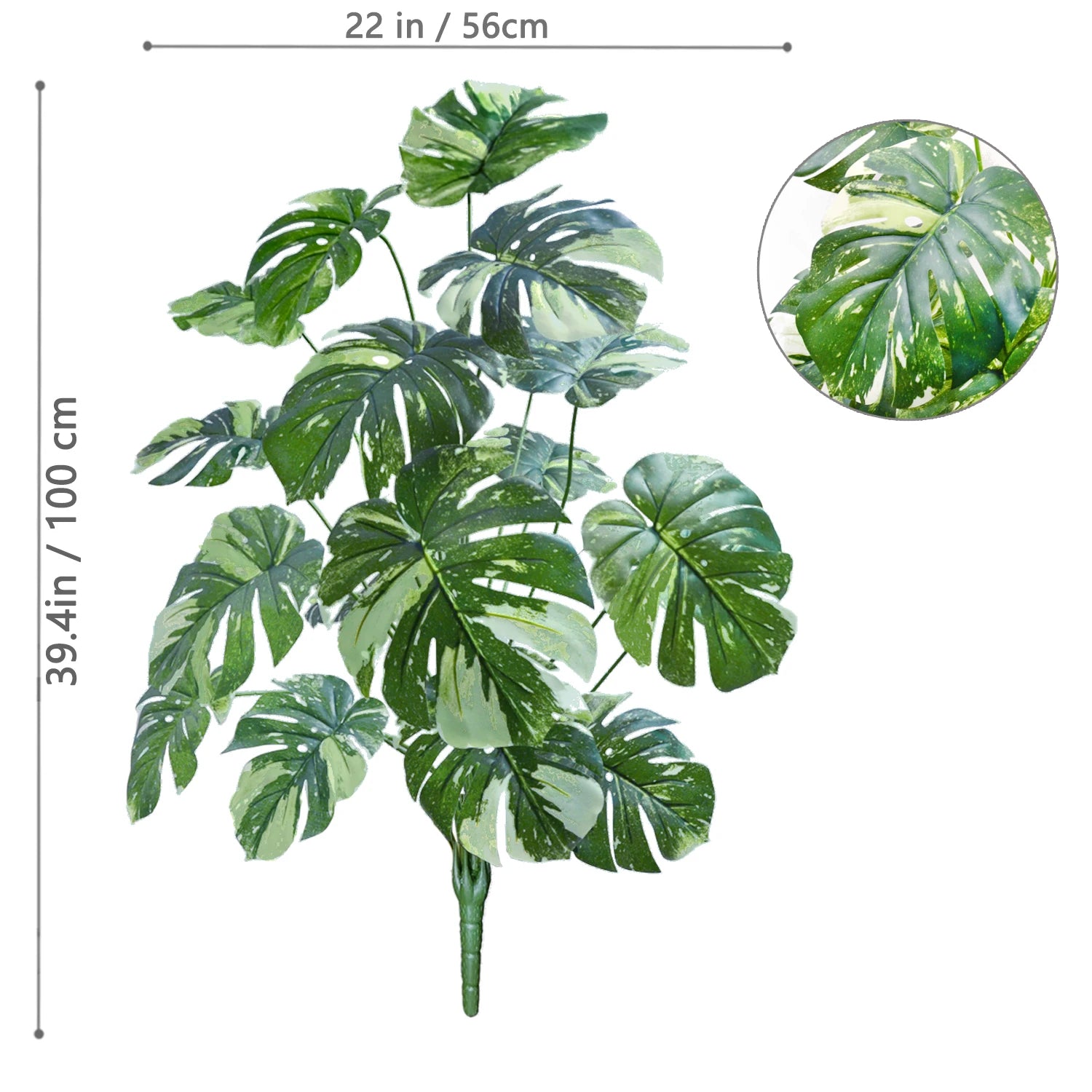 Artificial Monstera Plant Fake Palm Tree