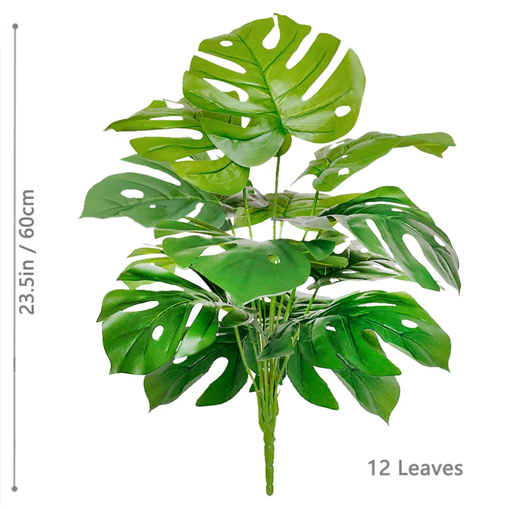 Artificial Monstera Plant Fake Palm Tree