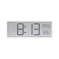 LCD Screen Digital Wall Clock Time Temperature Humidity Time Display