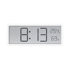 LCD Screen Digital Wall Clock Time Temperature Humidity Time Display