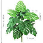 Artificial Monstera Plant Fake Palm Tree