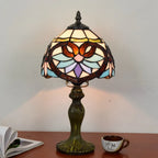 European Style Table Lamp Stained Glass Reading Light