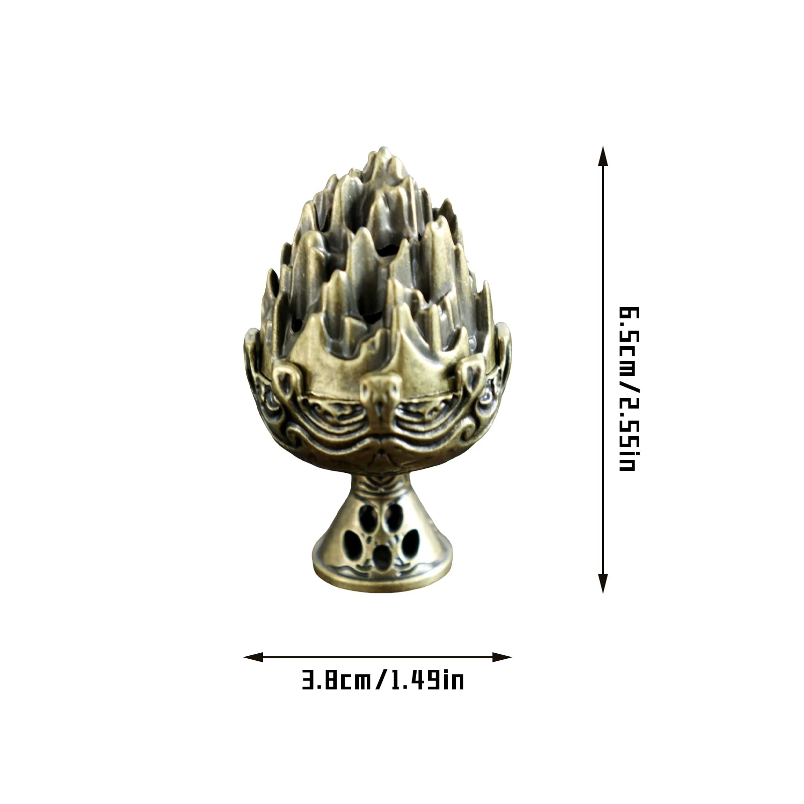 Vintage Alloy Incense Burner Stick Holder