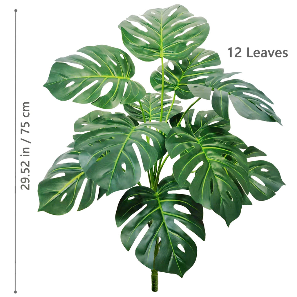 Artificial Monstera Plant Fake Palm Tree