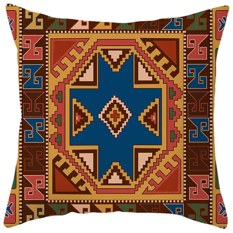 Bohemian ethnic style pillowcase living room sofa pillowcase
