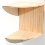 2/4/5 Layers PVC Wooden Corner Shelf