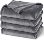 Fleece Blanket Grey Lightweight Blanket