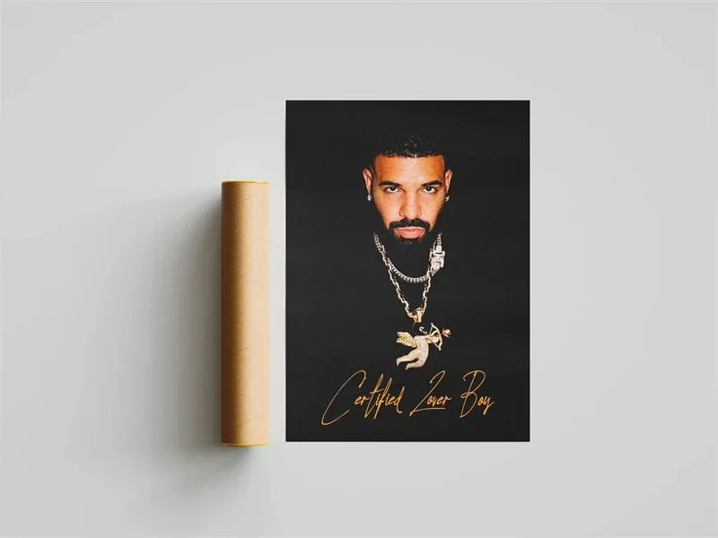 Black and White Drake Concert Cover Poster