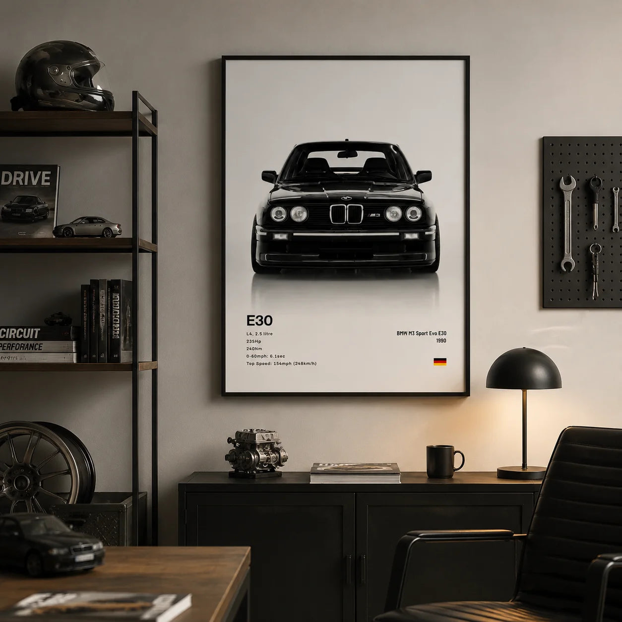 Minimalist Hyper Car Poster - E60 M5 CS M3 G800 911 GT3RSports Car Supercar Canvas