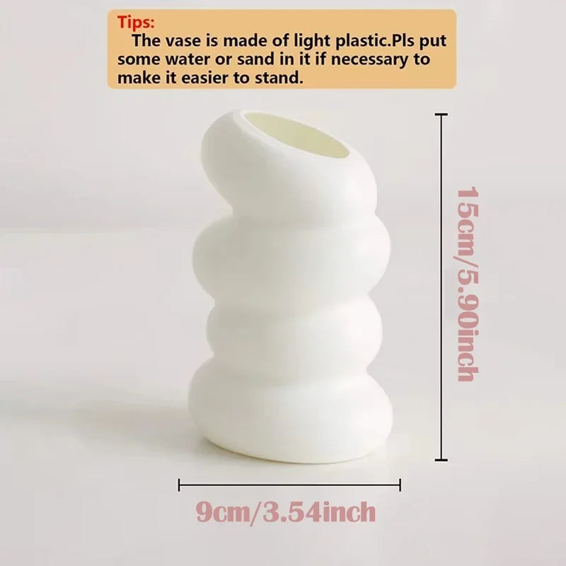 Nordic Spiral Decorative Flower Vase