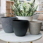 Plastic Imitation Stone Succulent Flowerpot