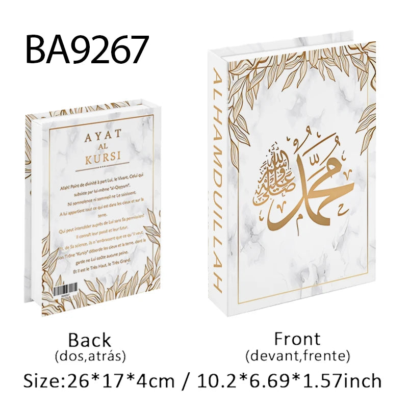 Islamic Mosque Luxury Fake Book Storage Box