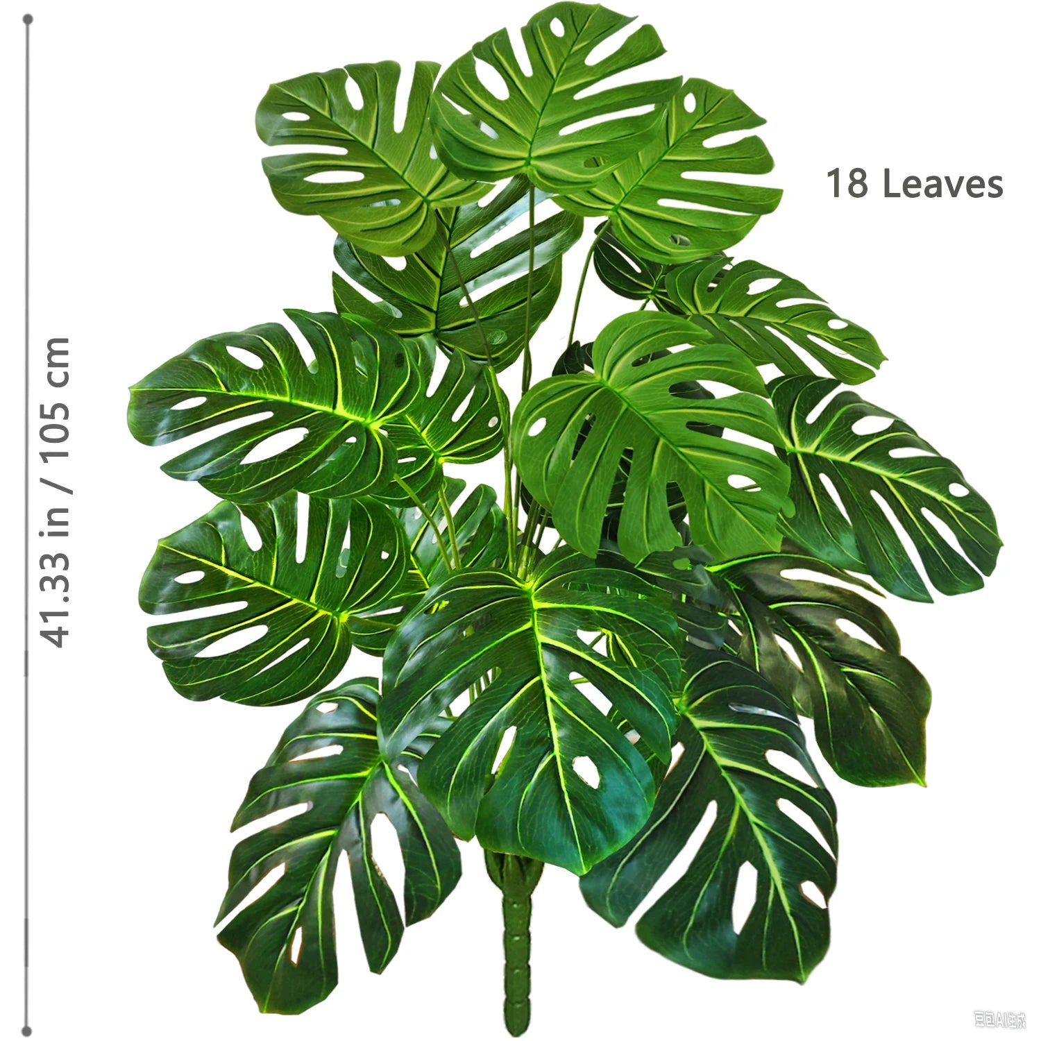 Artificial Monstera Plant Fake Palm Tree