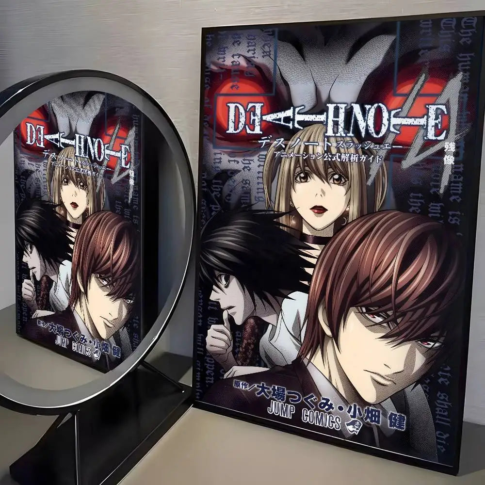 1pc Anime Death Note Classic Vintage poster art HD canvas