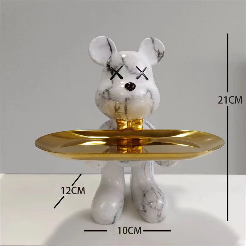 21cm Graffiti Bear Ornament Figurine