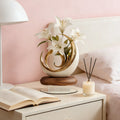 Elegant Flower Curve Design Acrylic Desktop Decoration