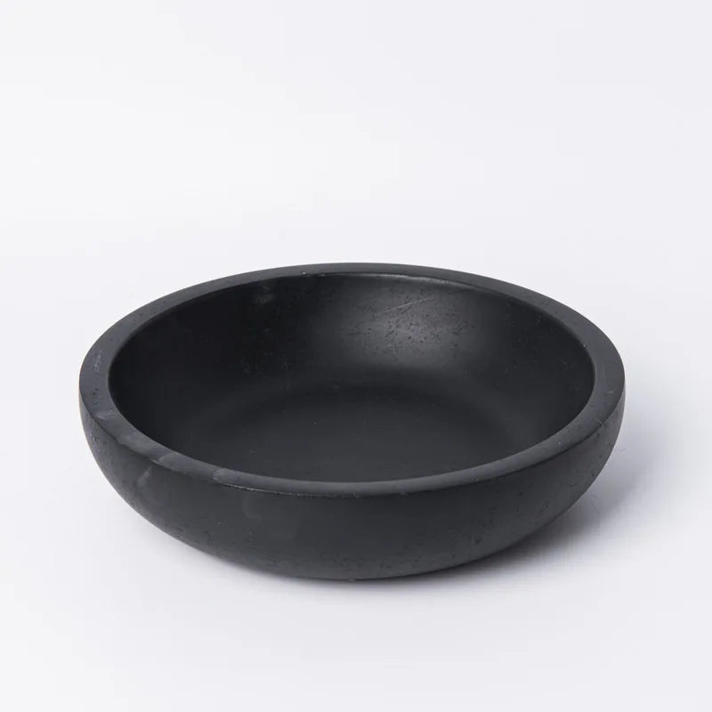 Travertine Stone Fruit Bowl Tray