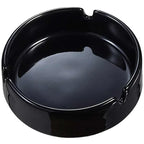 Unique Black Eight Ceramic Ashtray