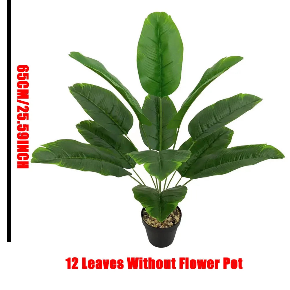 1pc 18 Leaves Artificial Large Tropical Palm Tree