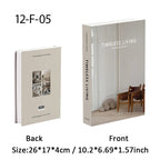 Coffee Lover Open Fake Book Storage Box