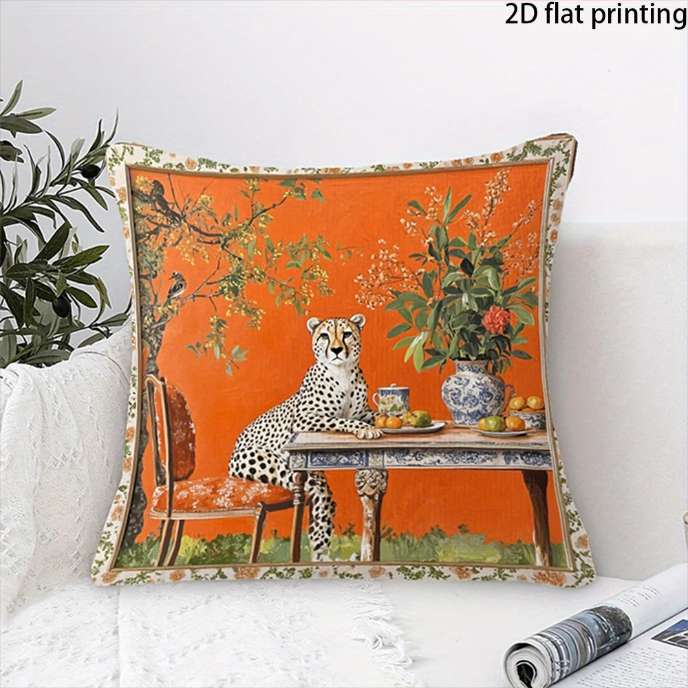 Vintage Art Throw Pillow Covers
