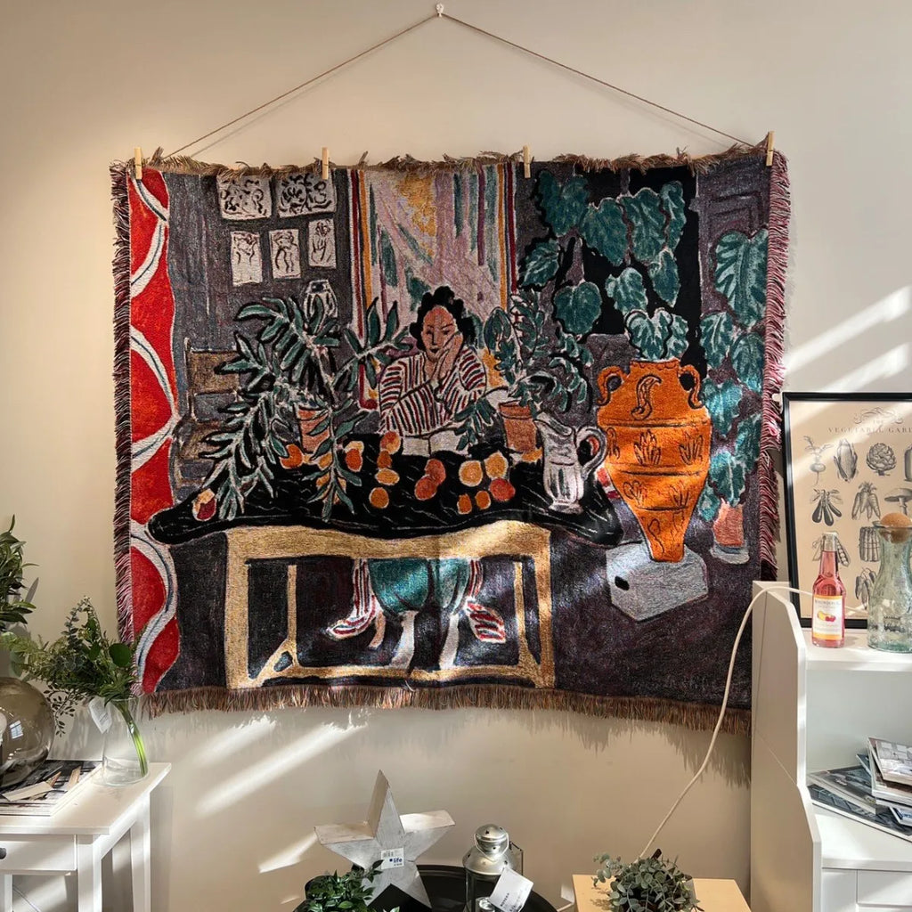 Henri Matisse French Artist Tapestry Blanket Sofa Throw