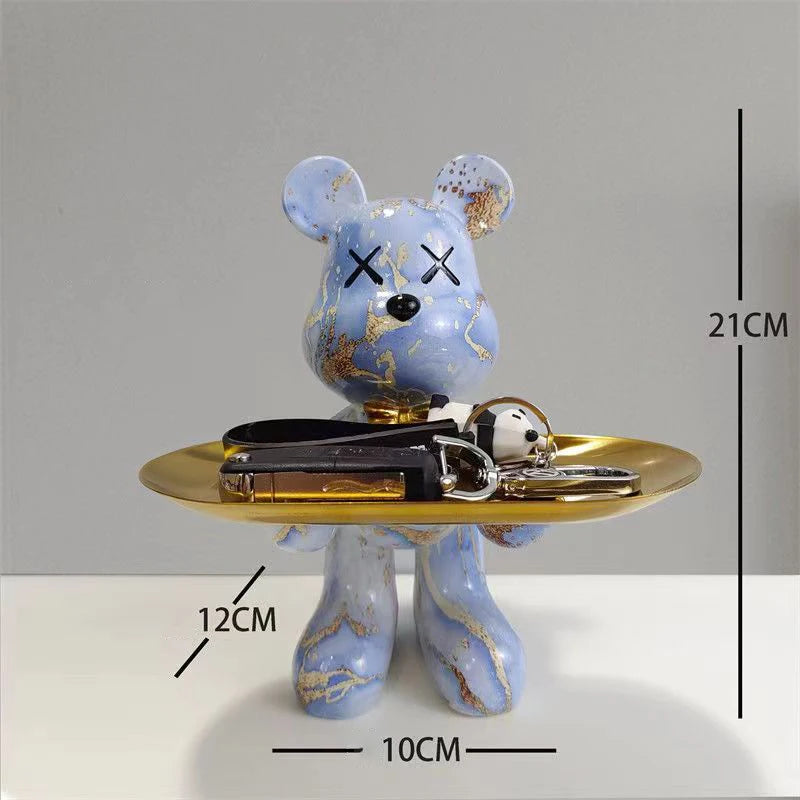 21cm Graffiti Bear Ornament Figurine