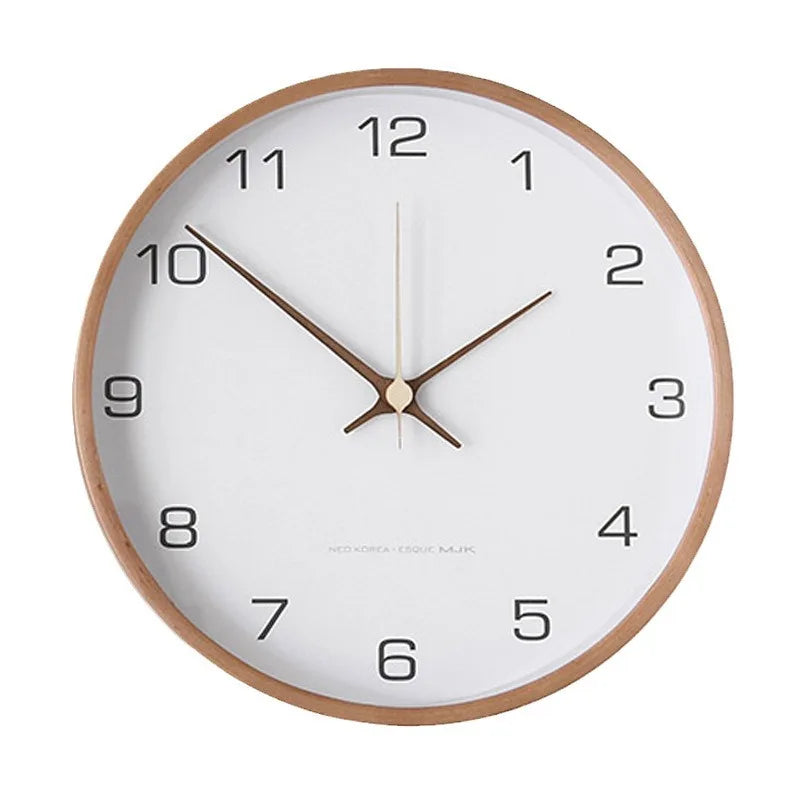 Nordic Solid Wood Wall Clock