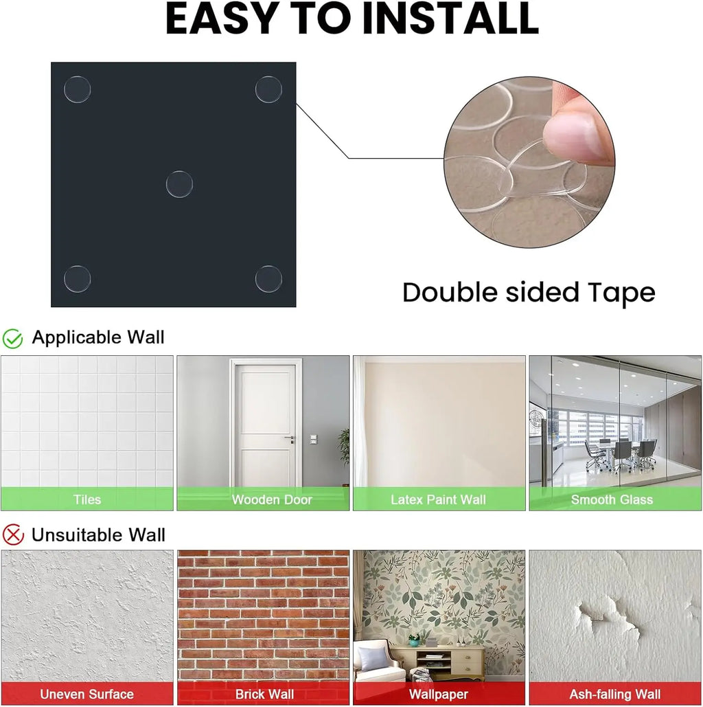 Full Length Wall Mirror Tiles, HD Glass Home Gym Mirror