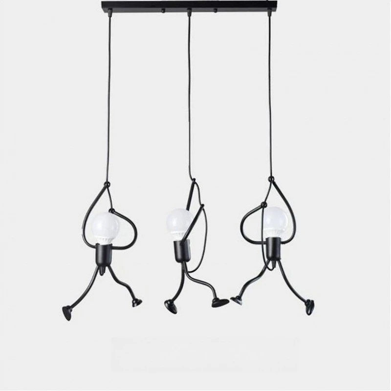 Black Vintage Iron Hanging Lamp