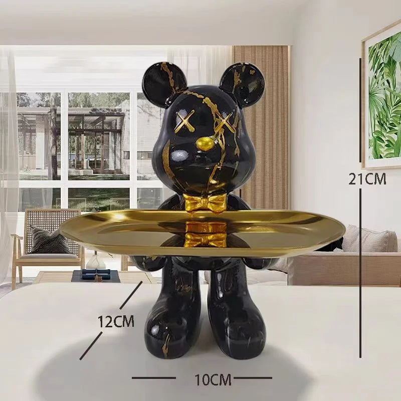 21cm Graffiti Bear Ornament Figurine