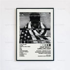 New ASAP Rocky Testing Live Love D.M.B.Tracklist Music Album Cover Poster Prints Wall Art