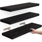 Hanging Wooden Durable Wall Shelves
