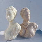 Afro Women Candle Mold African Female Goddess Bust Silicone