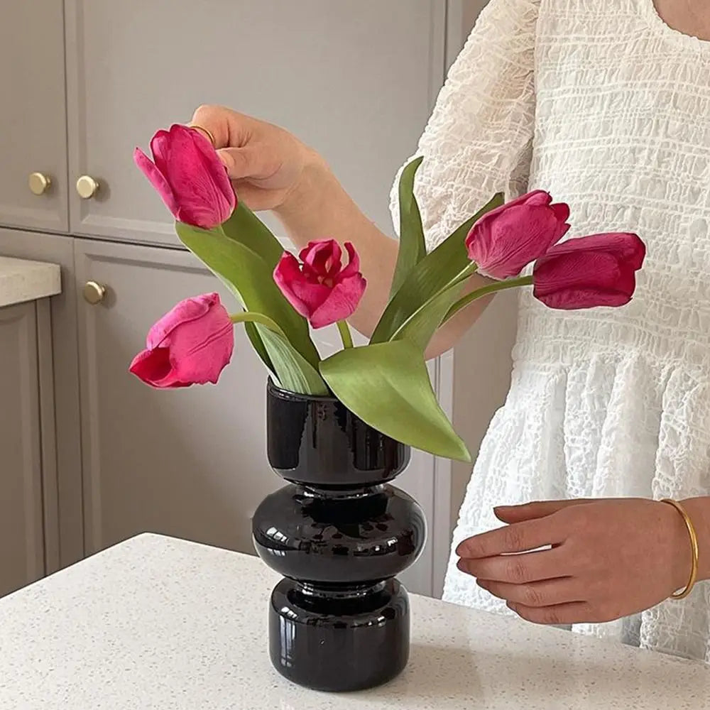 Retro Medieval Glass Vase