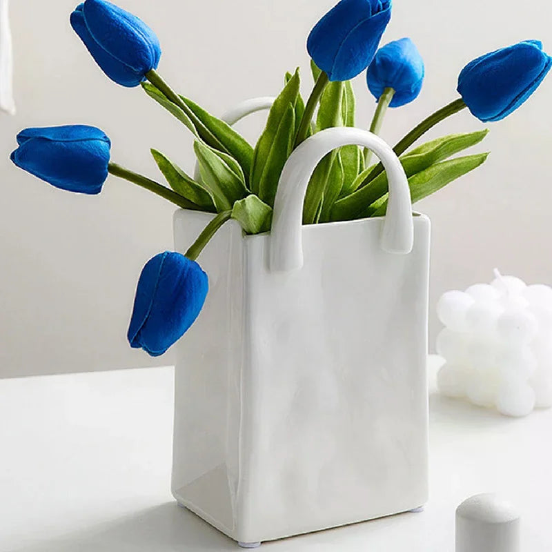Home Handbag Shape Vase