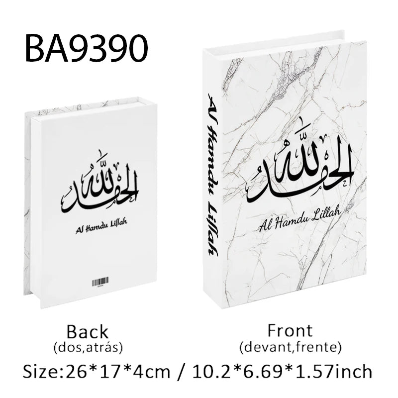 Islamic Mosque Luxury Fake Book Storage Box