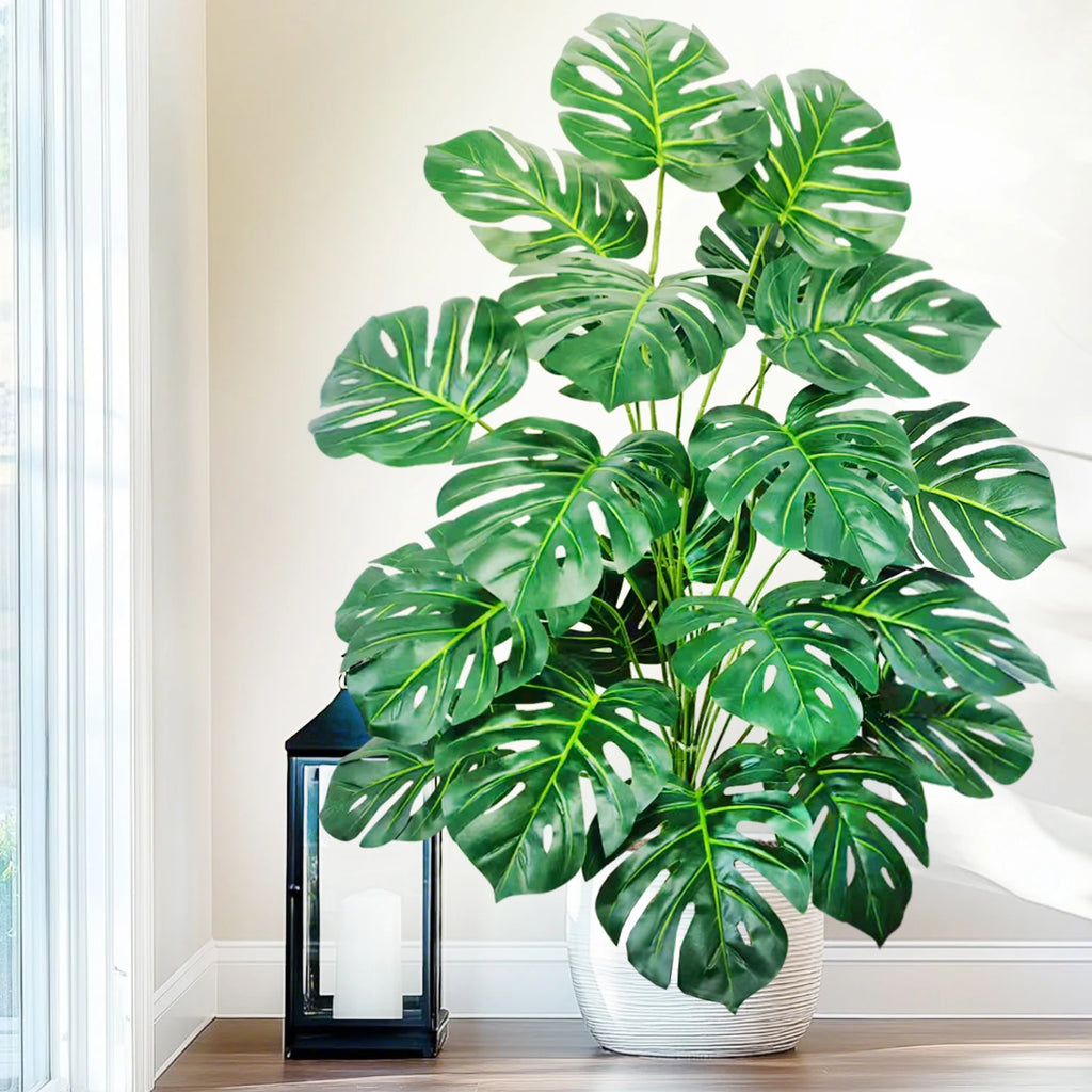 Artificial Monstera Plant Fake Palm Tree