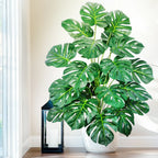 Artificial Monstera Plant Fake Palm Tree