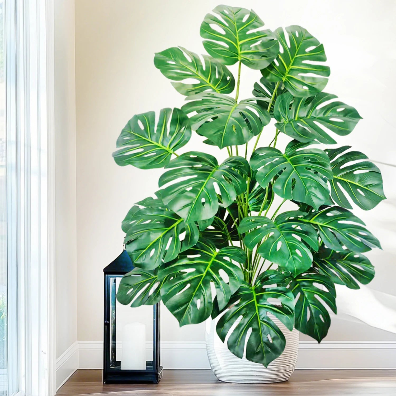Artificial Monstera Plant Fake Palm Tree