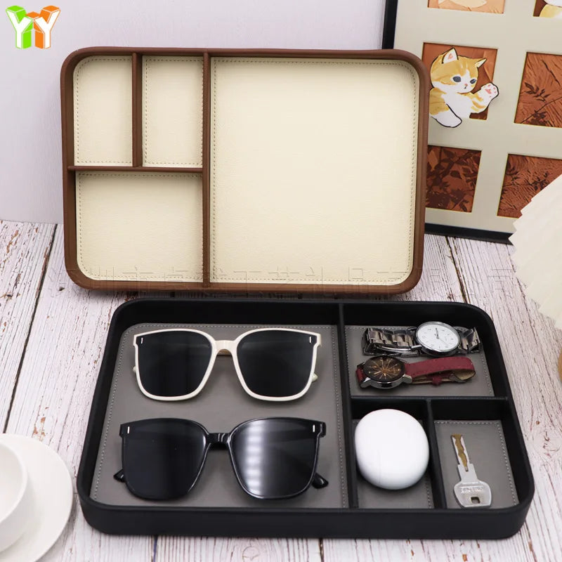 European style nightstand organizer tray