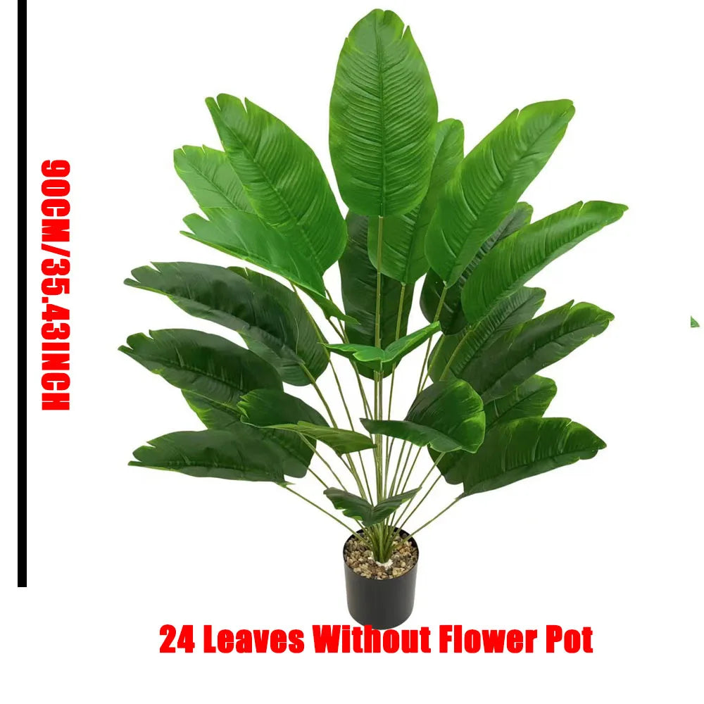 1pc 18 Leaves Artificial Large Tropical Palm Tree