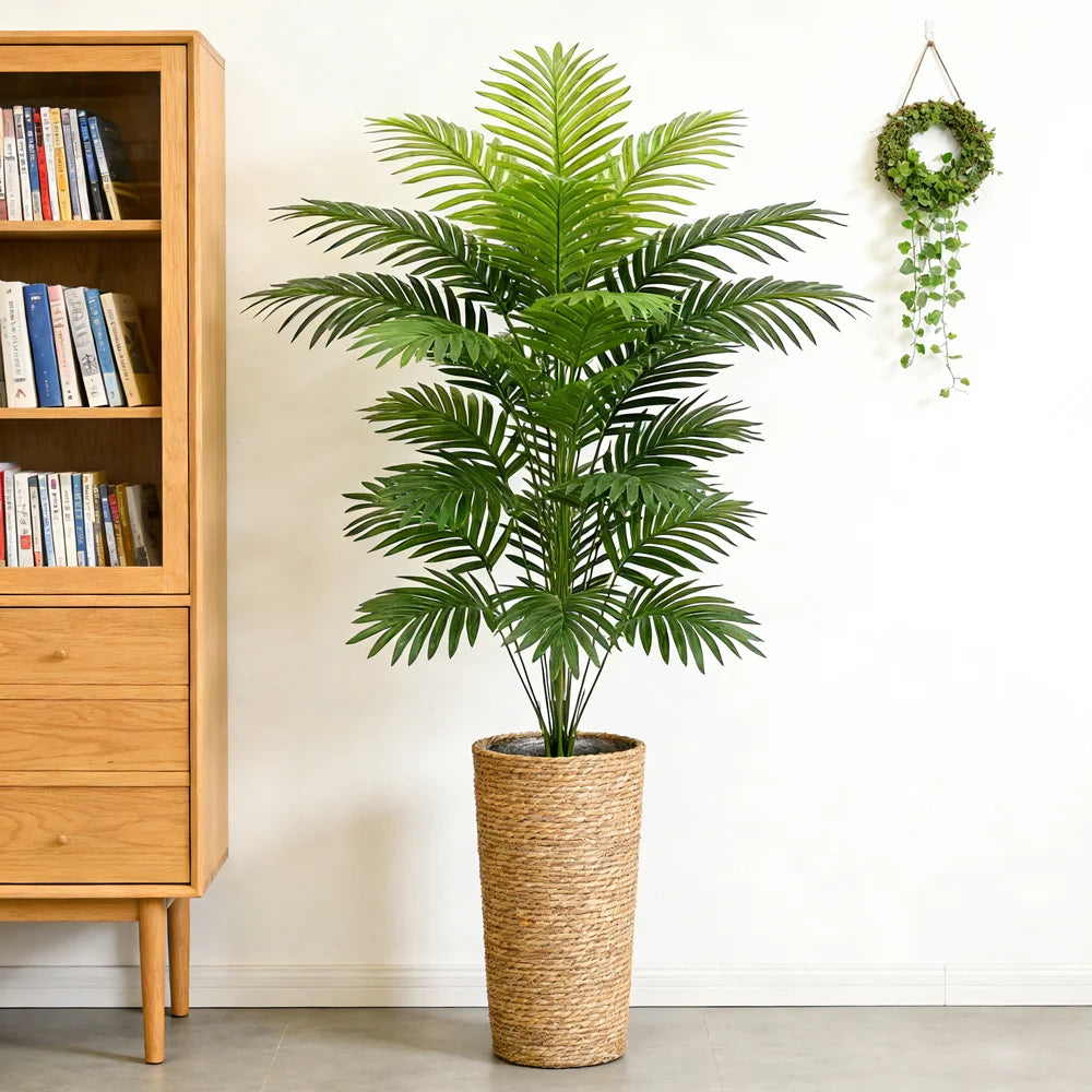 60-80cm Tall Artificial Palm Tree Fake Monstera Plant