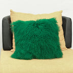 Genuine Mongolian Lamb Fur Cushion Cover