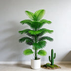 60-80cm Tall Artificial Palm Tree Fake Monstera Plant